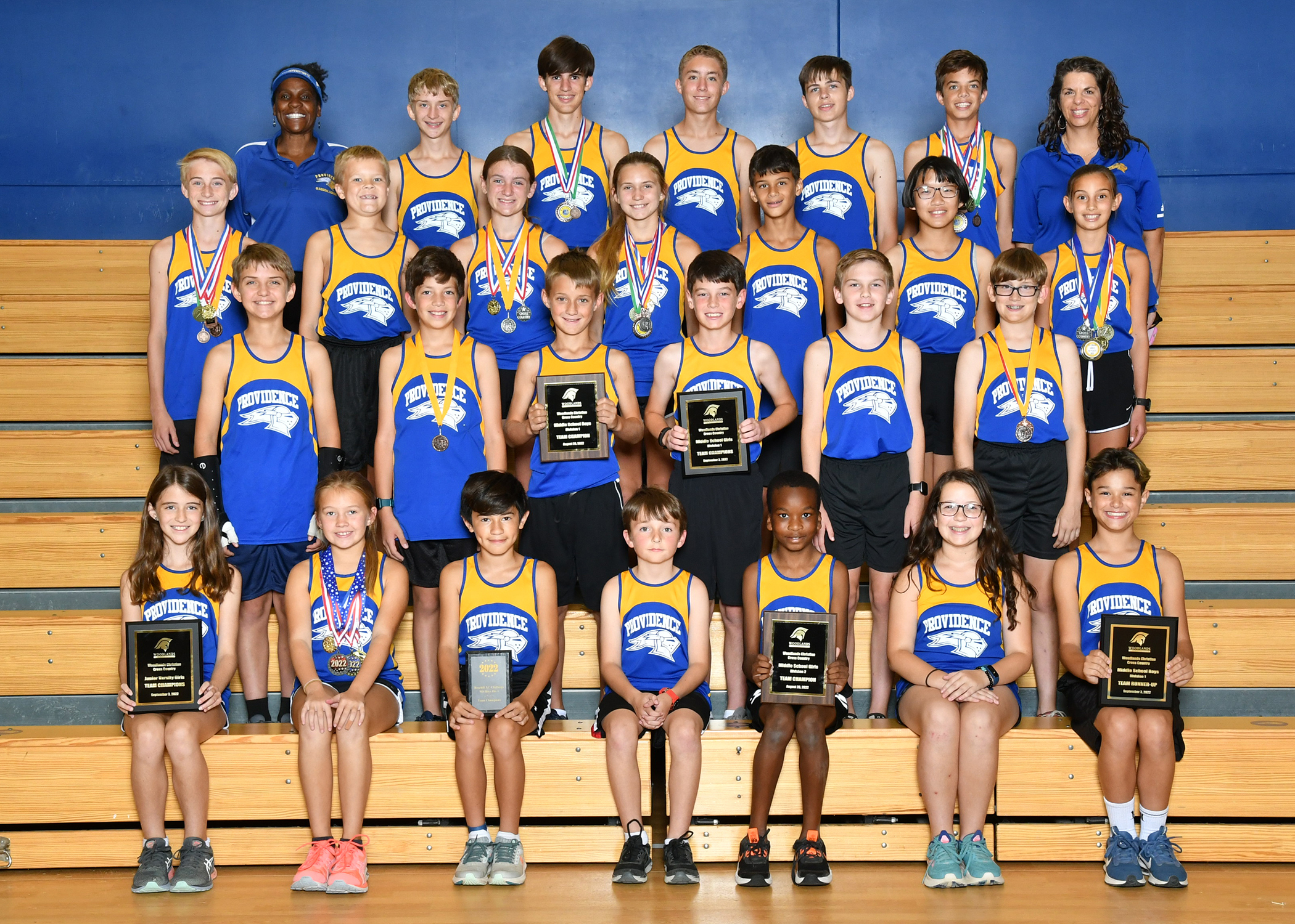 Providence Classical School Middle School Cross Country Team