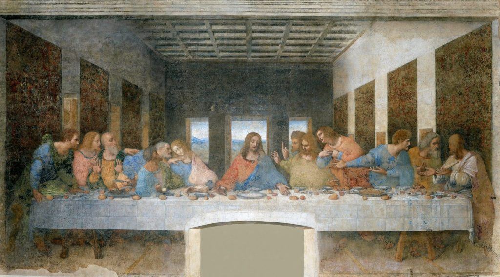 Image of The Last Supper painting by Leonardo da Vinci